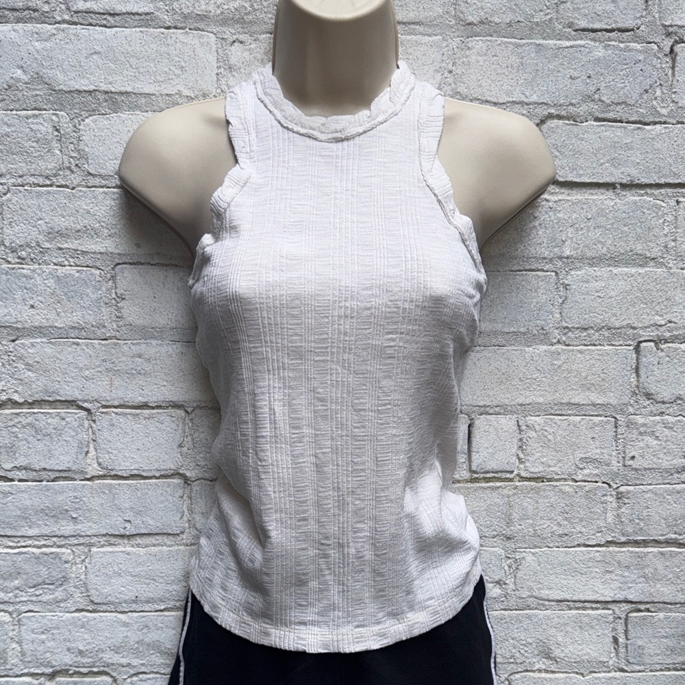 PILCRO Ribbed Tank Top